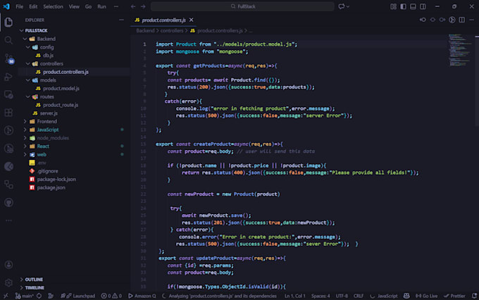 build and fix backend apis using nodejs express and postgresql