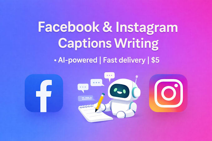 write engaging facebook and instagram captions using ai