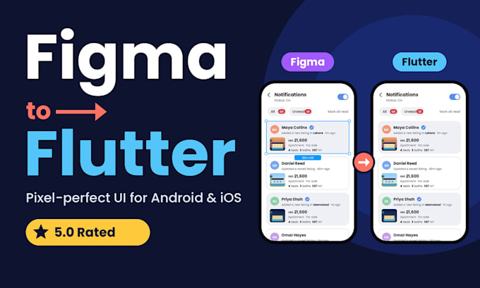 convert figma design to flutter ui