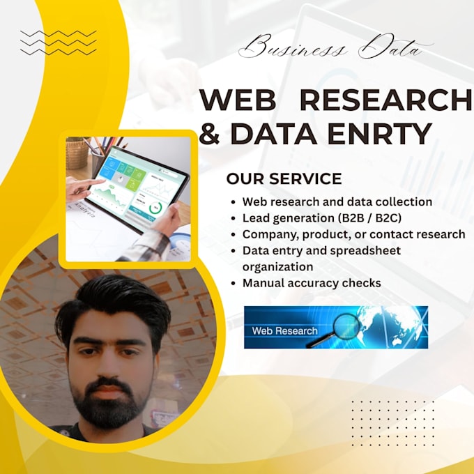do web research and data collection in excel or google sheets