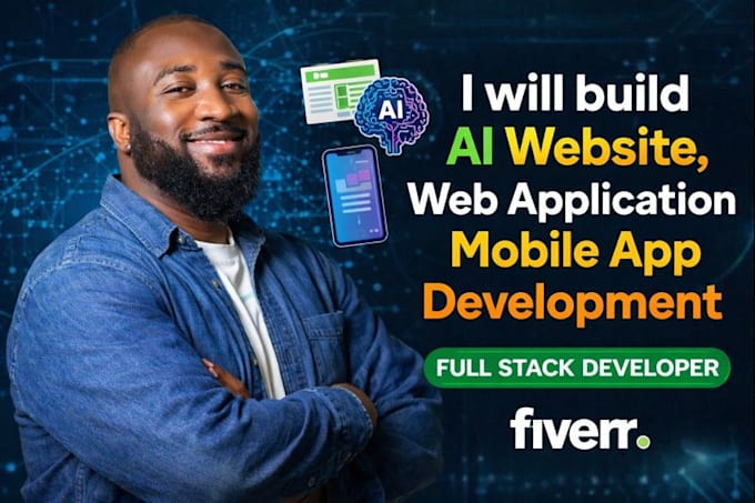 build ai website, web application mobile app development