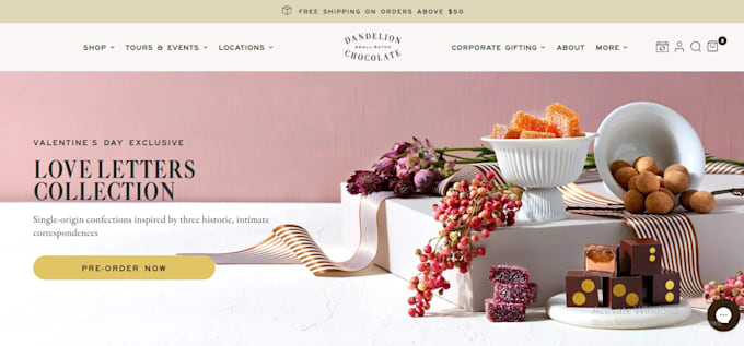create boutique gift shopify website, gift boutique shopify website, custom gift