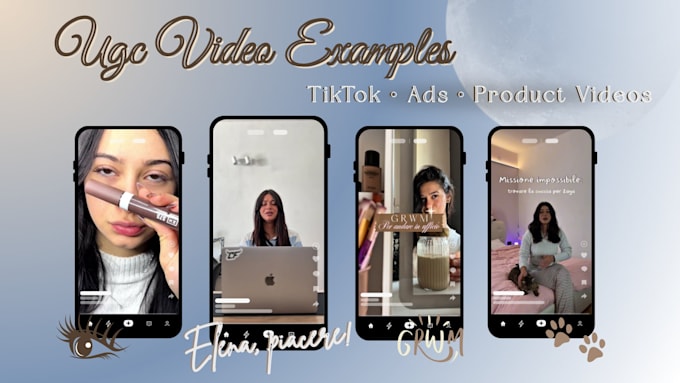 create ugc video in italian