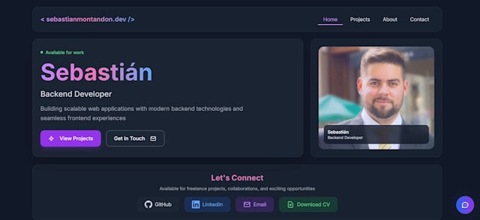 create a modern responsive landing page