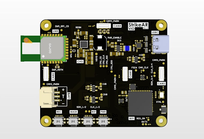 design pcb board esp32 schematic usb layout gerber files ready for manufacturing