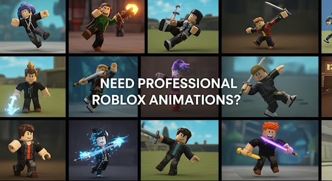 create combat, emotes, and movement roblox animations r6 r15