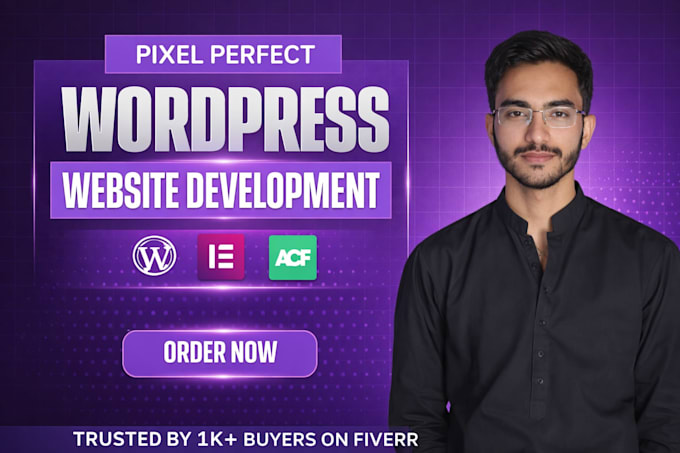 create wordpress website with elementor pro and acf