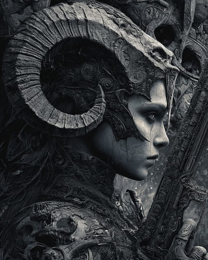 design terrifying fantasy horror characters and creatures