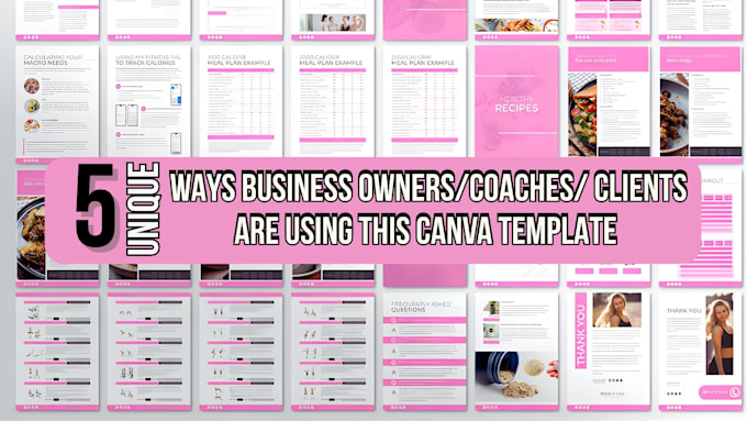 do interactive canva workbook design, editable coaches canva presentation slide
