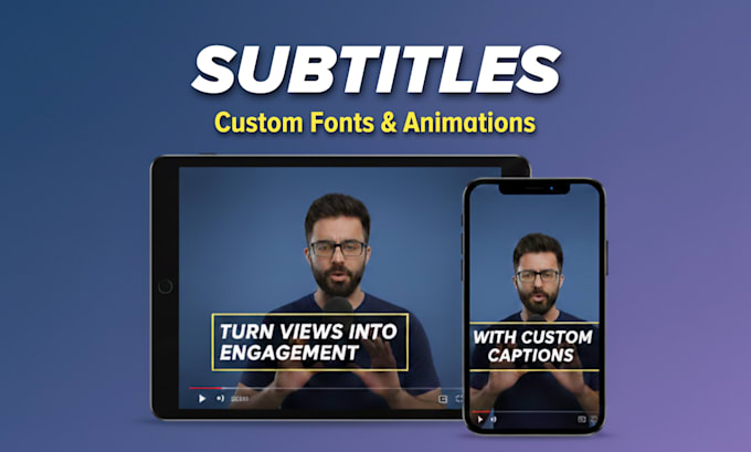 add custom styled english subtitles to any video