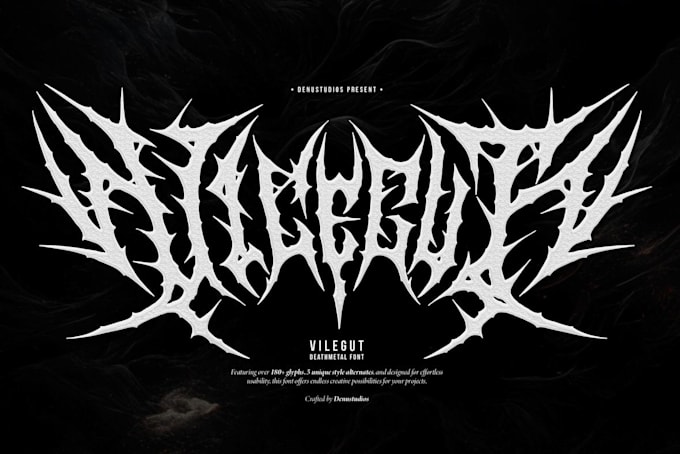 forge a custom metal font exclusively for your brand