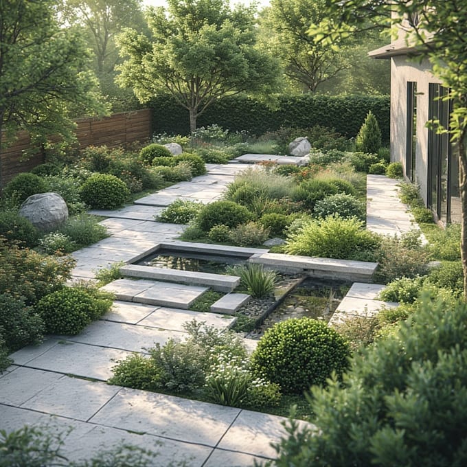 design and rendering your garden landscape