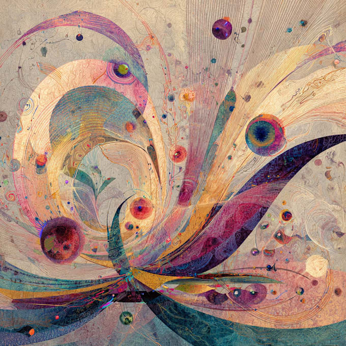 design abstract watercolor canvas wall art