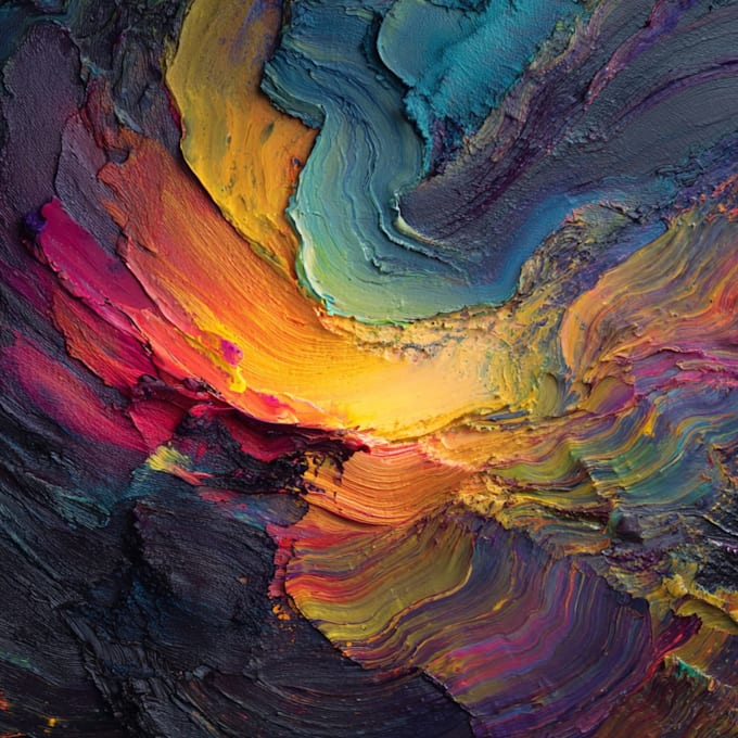 design abstract watercolor canvas wall art