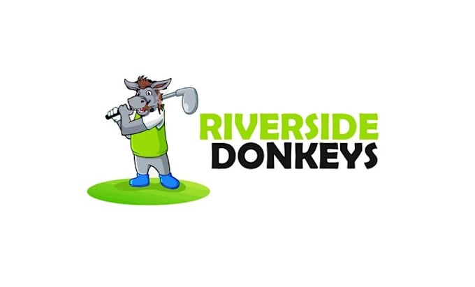 design unique traditional logo for the riverside donkeys