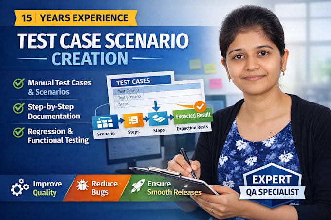 write ai assisted manual test cases and test scenarios