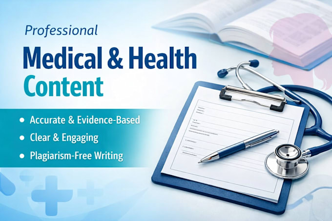 write medical content and patient education articles