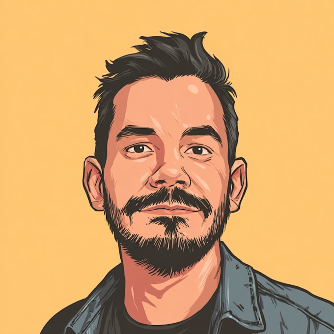 draw cartoon vector portrait or illustration