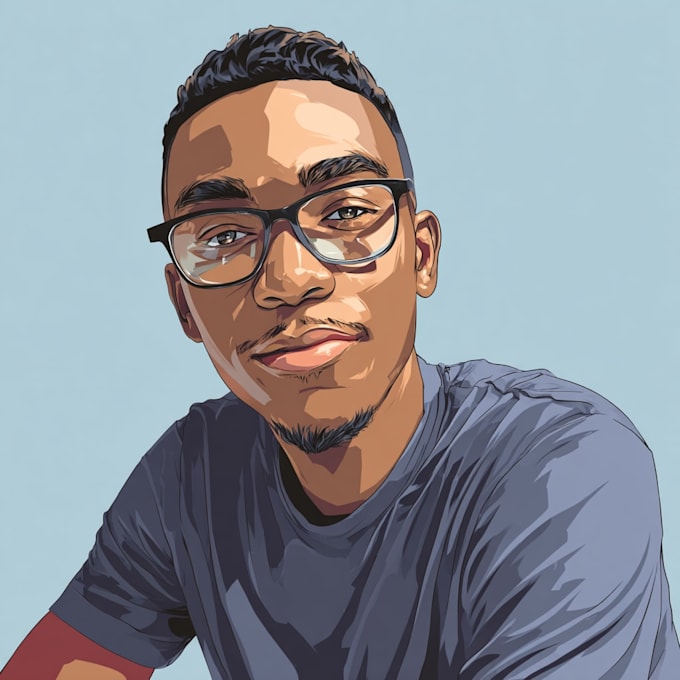 drawing cartoon vector portrait art
