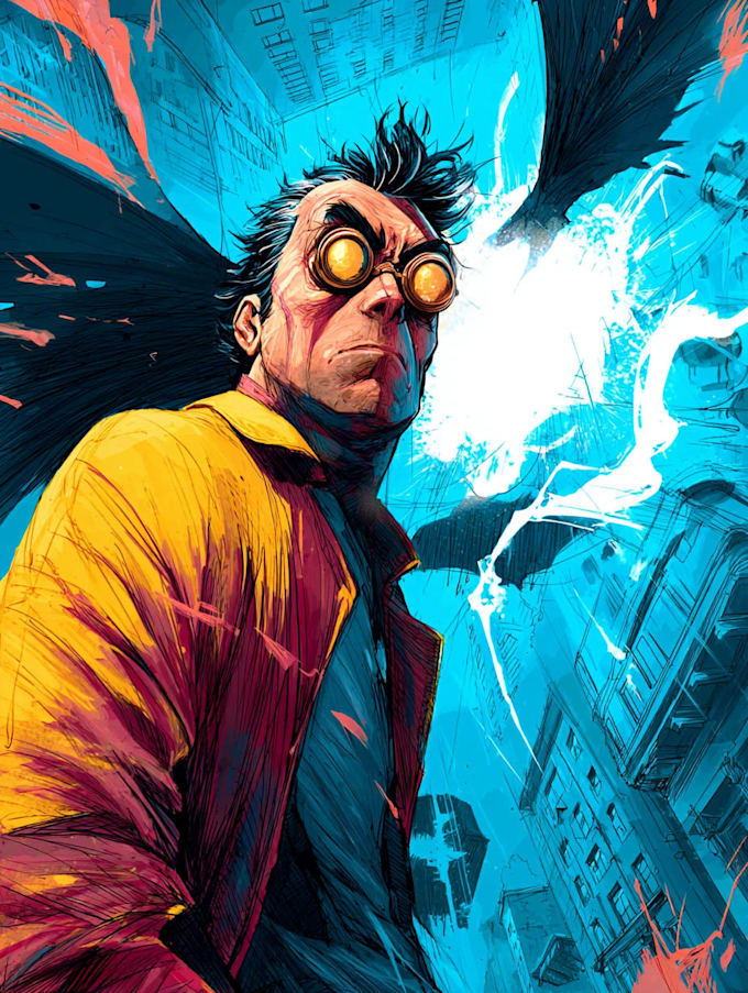 do comic book illustration graphic novel cover art cartoon
