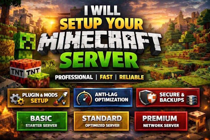 setup your minecraft gaming smp server