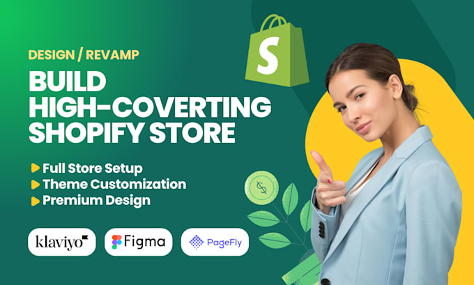 design conversion focused shopify store and high speed redesign