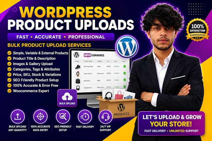 upload products to your woocommerce store