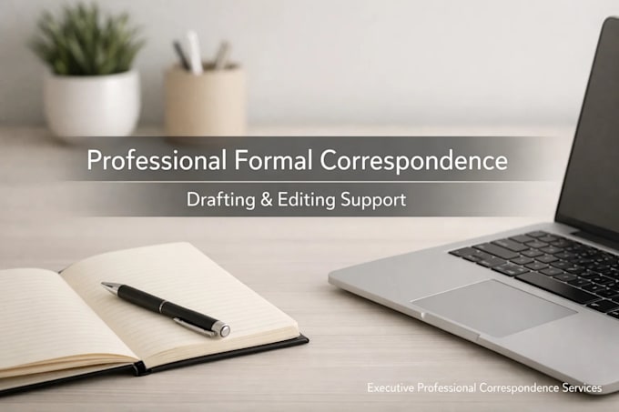draft or edit professional formal correspondence