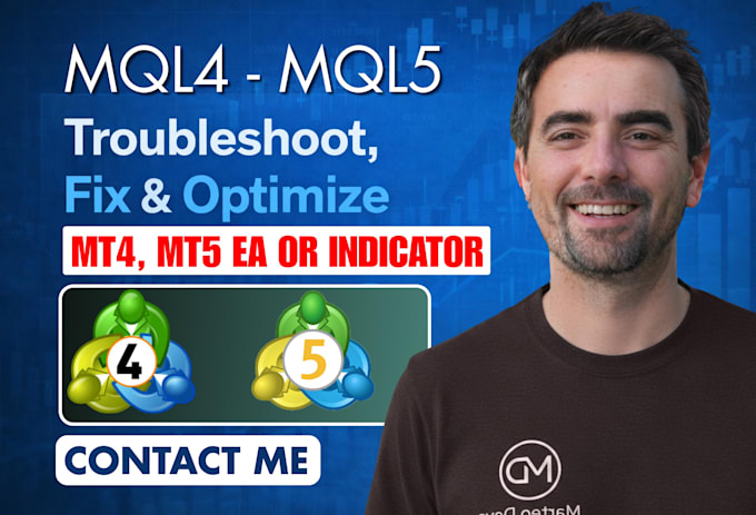 fix, debug, and optimize your mt4 and mt5 expert advisors and indicators