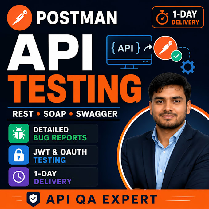 do postman API testing with detailed bug reports