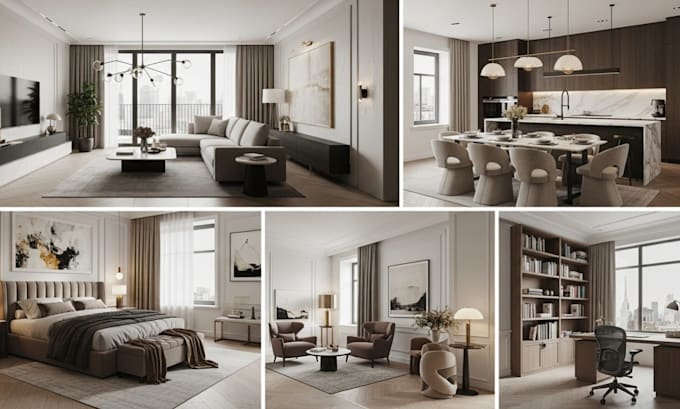 Design professional interior spaces and photorealistic 3d renderings by ...