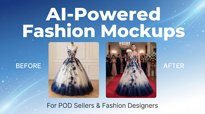 create ai images with models holding your pod product