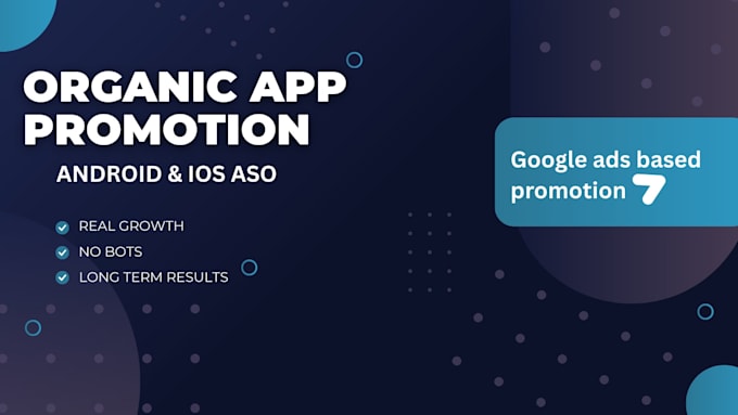 do organic app promotion and aso for android and ios apps