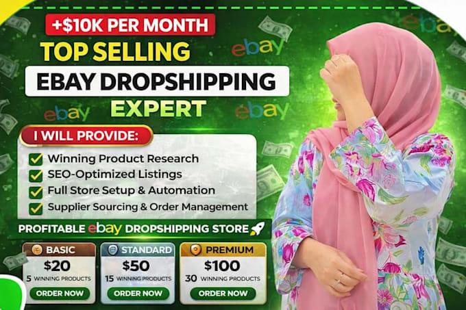 do ebay dropshipping on profit share