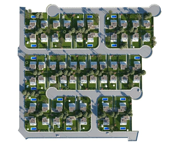 remodel 2d site plan,render 3d master plan,architecture landscape,3d walkthrough