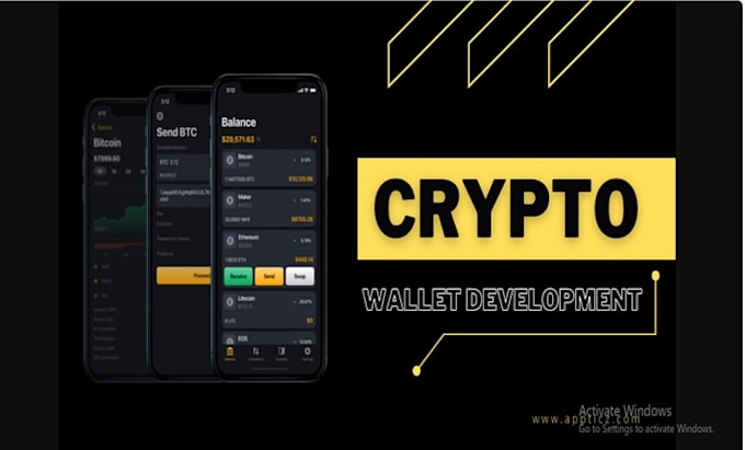develop custom crypto wallet app crypto trading app crypto exchange website