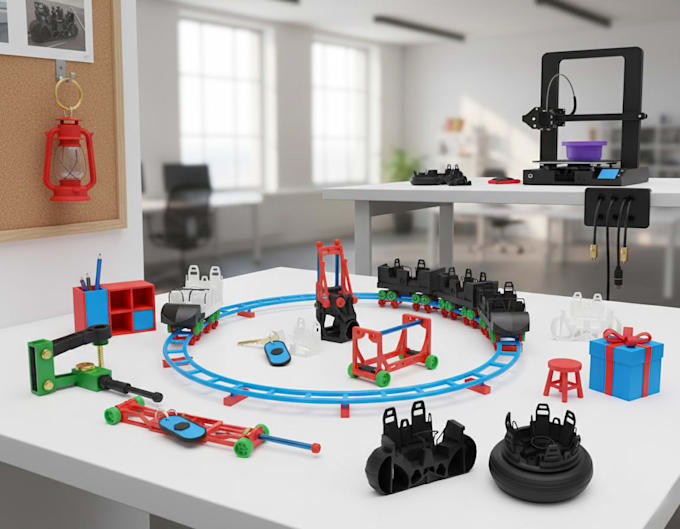 design stl and step files for 3d printable part
