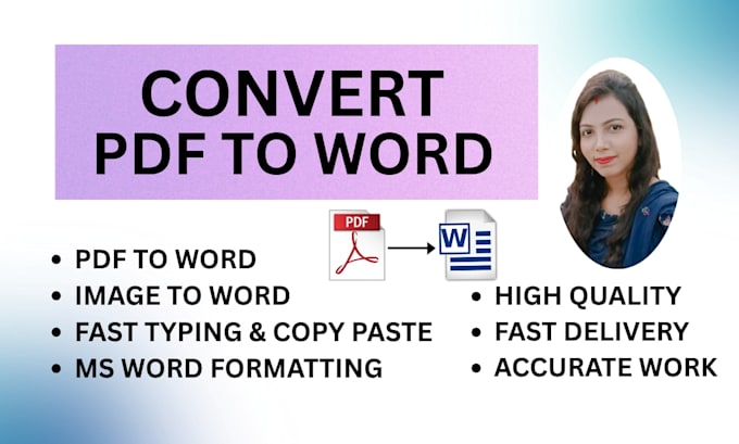 do fast typing, copy paste and convert pdf or image to word