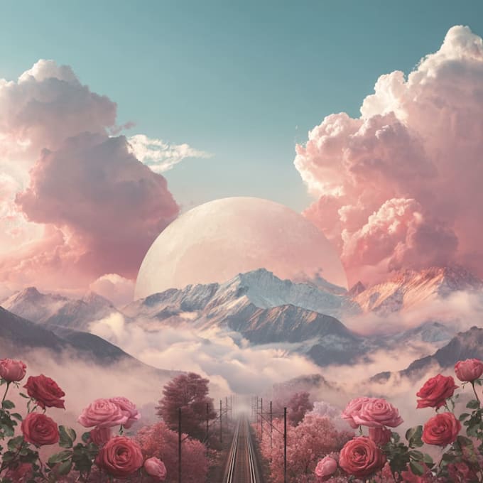 make a dreamy surreal or fantasy music cover