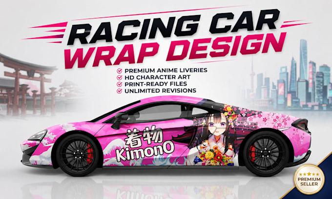 create high quality iracing car branding and livery design