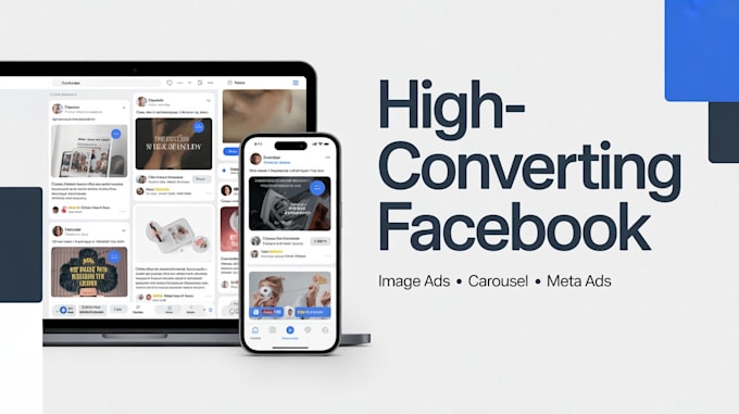 design high converting facebook creatives for meta ads