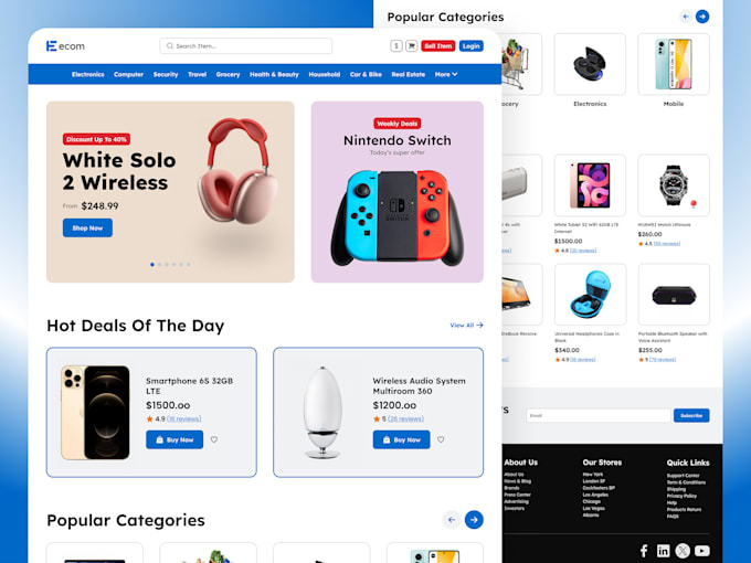 multi vendor app, ecommerce marketplace website, multivendor website, store  app
