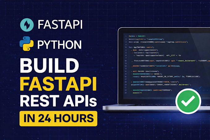 build fastapi rest apis in python within 24 hours