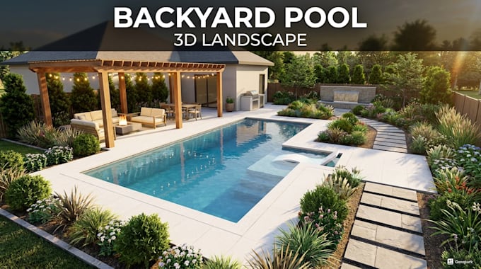 design your backyard pool as a landscape architect
