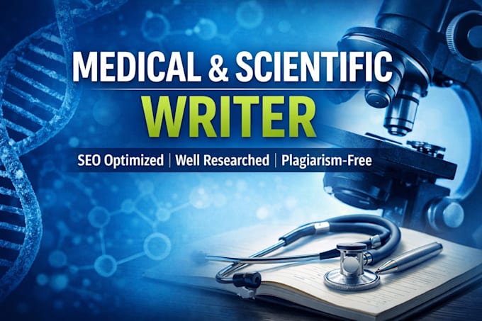 write professional medical and scientific articles