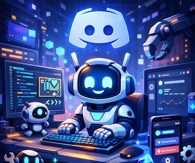 create custom discord bot, python