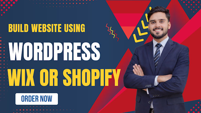 build recipe, chauffeur or ecommerce website on wordpress, shopify or wix