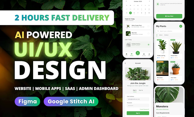 do figma website design, website UI design, website mockup, stitch ai design