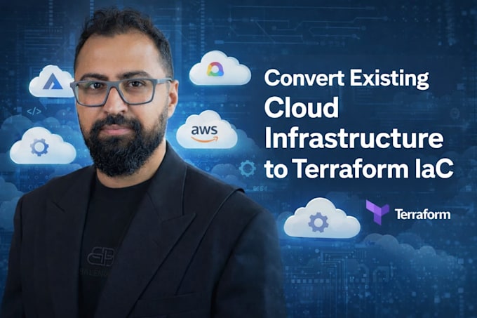 convert existing cloud infrastructure to terraform iac