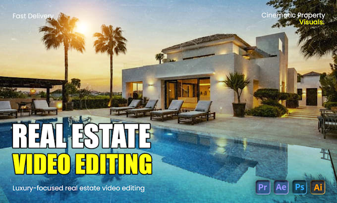 edit cinematic real estate and property listing videos